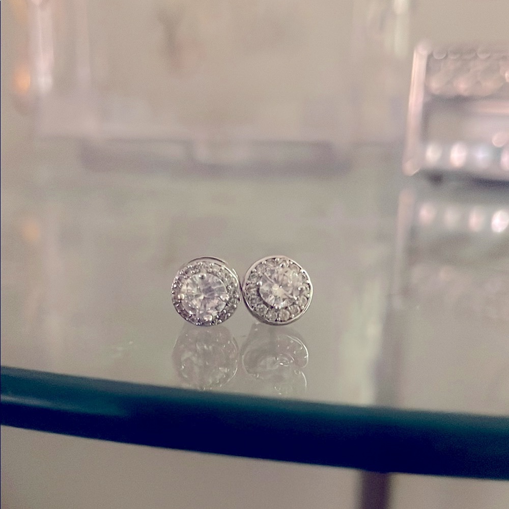 Elegant Silver Stud Earrings